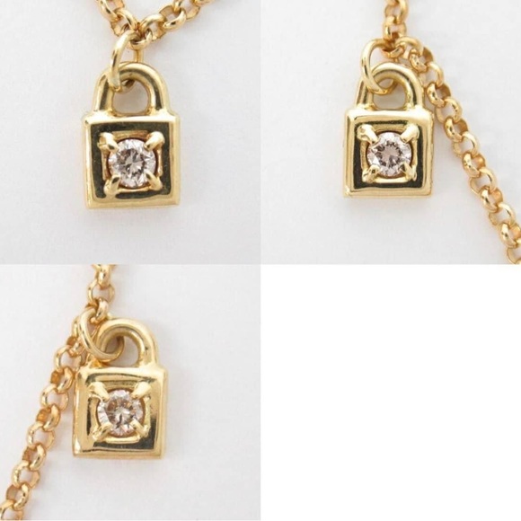 18K Charm Bracelet 0.36 Natural Diamond - Picture 4 of 7